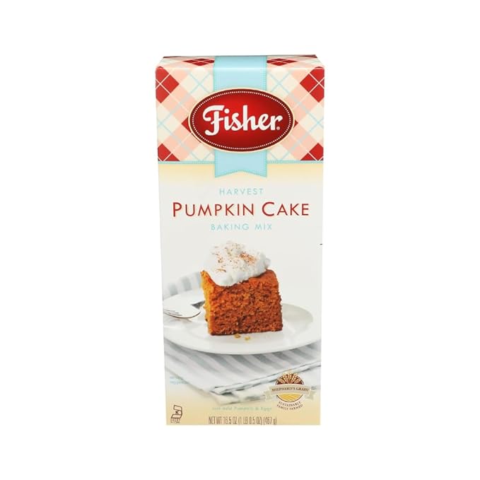 Fisher Cake Mix Variety Pack 2 Apple 2 Pumpkin Cake Variety Pack