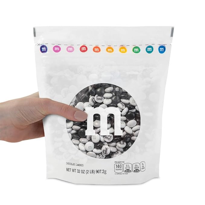 M&ampM’S WORLD Prom Milk Chocolate Candies 2 Pounds of Candy Printed with the letters P R O and M Perfect for Unique Promposal Prom Decorations and Prom Party