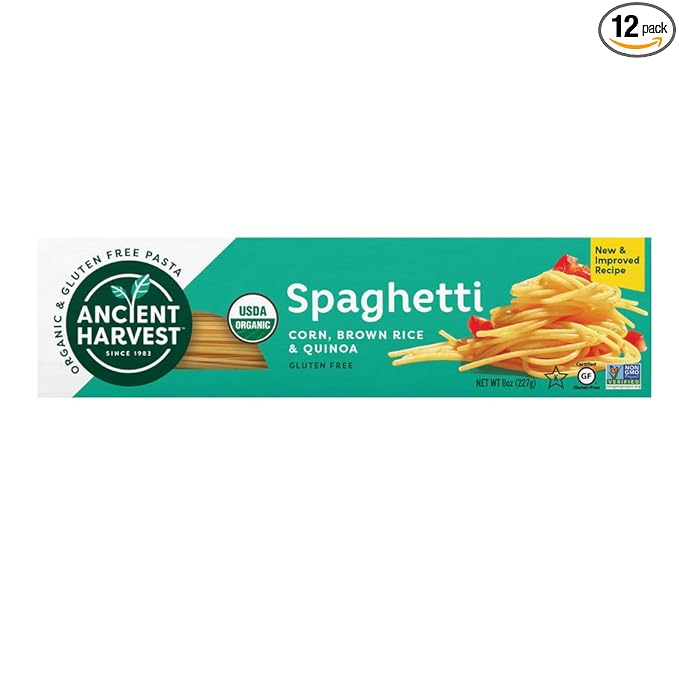 Ancient Harvest Organic Quinoa Pasta Spaghetti Style 8 Ounce (Pack of 12)