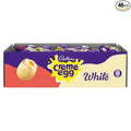 Cadbury White Chocolate Creme Egg (Pack of 48). Easter Egg Hunt Thank you Gift Present White Chocolate Filled Eggs