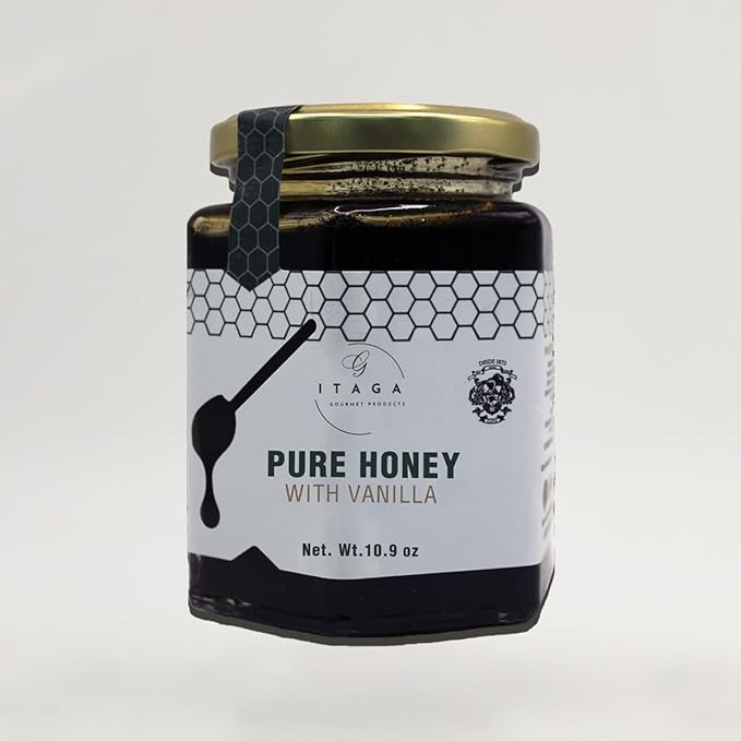 Vanilla Honey Fusion – Natural Blend of Pure Honey &amp Vanilla Gourmet Sweetener with Rich Flavor and Aroma Delicious &amp Nutritious