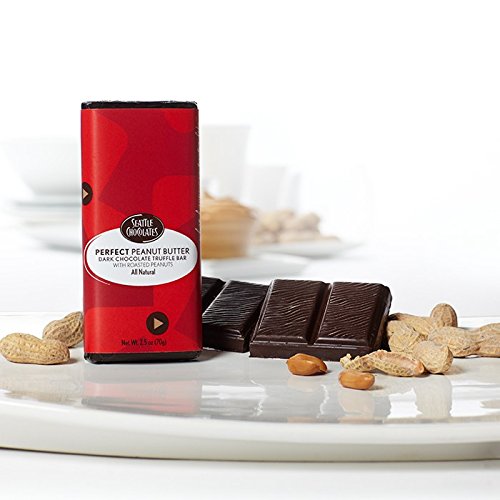 Seattle Chocolates Bar Perfect Peanut Butter 2.5-Ounce (Pack of 12)