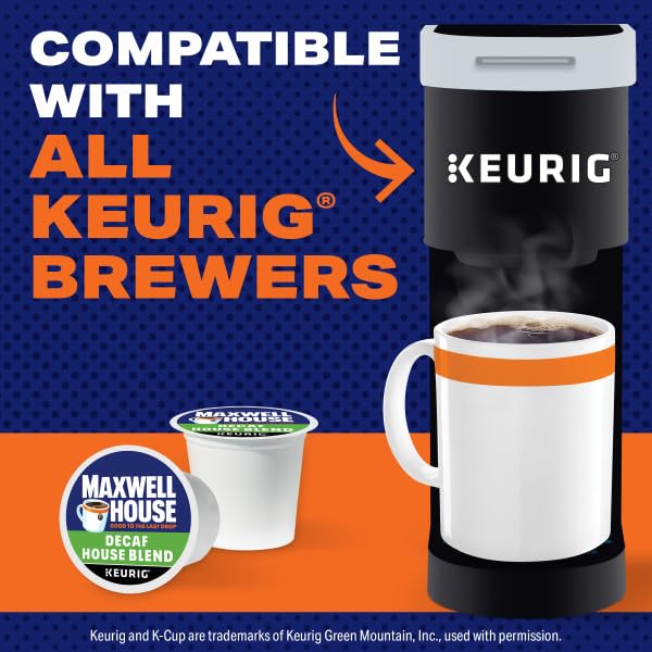 Maxwell House Decaf House Blend Medium Roast K-Cup® Coffee Pods 10 CT (Pack of 2)