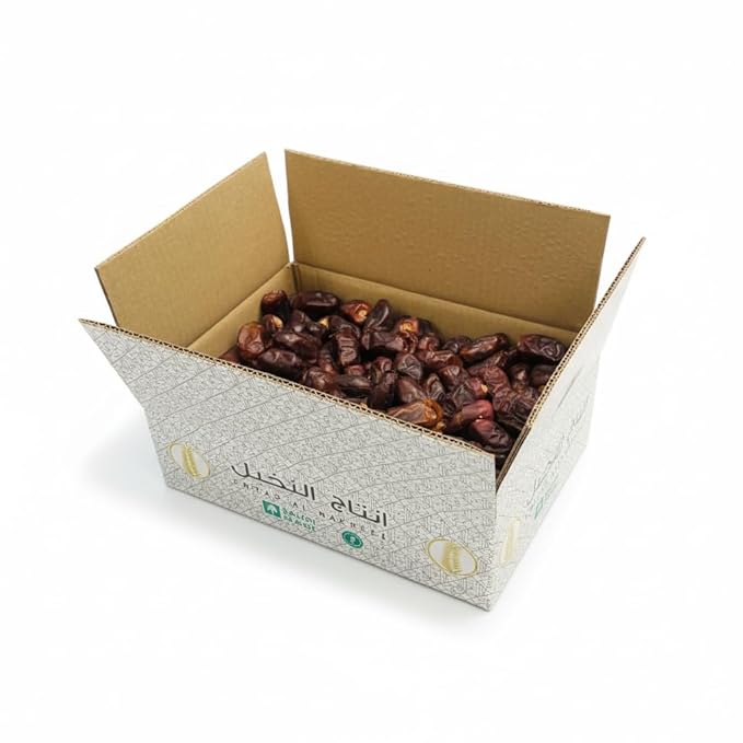 Extra Dry Khudri Dates 5lb Box Naturally Sweet Saudi Whole Dates Firm Texture