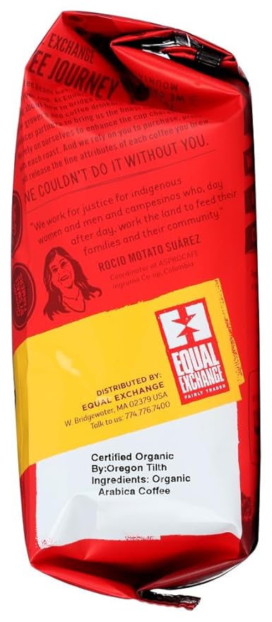 Equal Exchange Love Buzz Blend Organic Coffee Ground 10-Ounce Packages (Pack of 2)