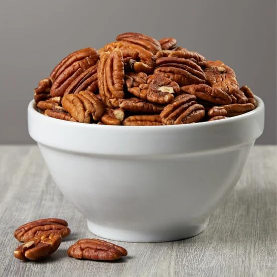 Premium Pecans Halves and Pieces – Fresh Pecan Halves Pecan Pieces &amp Chopped Pecans for Baking Cooking &amp Snacking 2 Lbs. With Mini Scooply Scoop