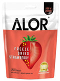 ALOR 100% Natural Dried Strawberries – Unsweetened No Sugar Added Real Fruit Snack – Crispy Crunchy &amp Gluten-Free – Healthy Freeze-Dried Strawberry Slices (15 Grams x 8 Packs- Strawberry)