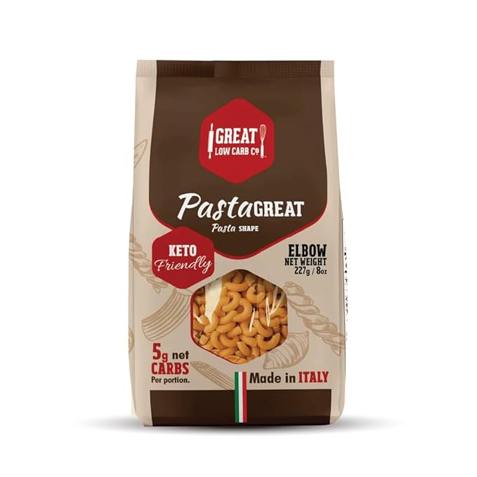 4 Pack Assortment Low Carb Pasta Fettuccine Rotini Penne and Elbows Great Low Carb Bread Company