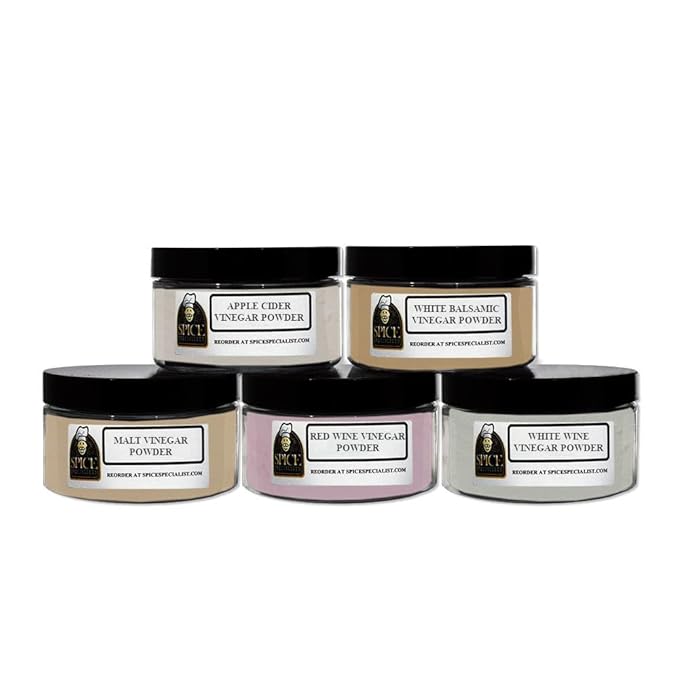 Vinegar Powder Sampler - 5 Jar Set