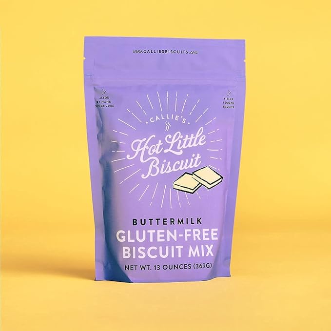 Callie’s Hot Little Biscuit Gluten-Free Buttermilk Biscuit Mix Fast &amp Easy Southern Recipe Made with White Lily Flour &amp Real Dairy No Preservatives Makes One Dozen Biscuits per Bag 13 oz