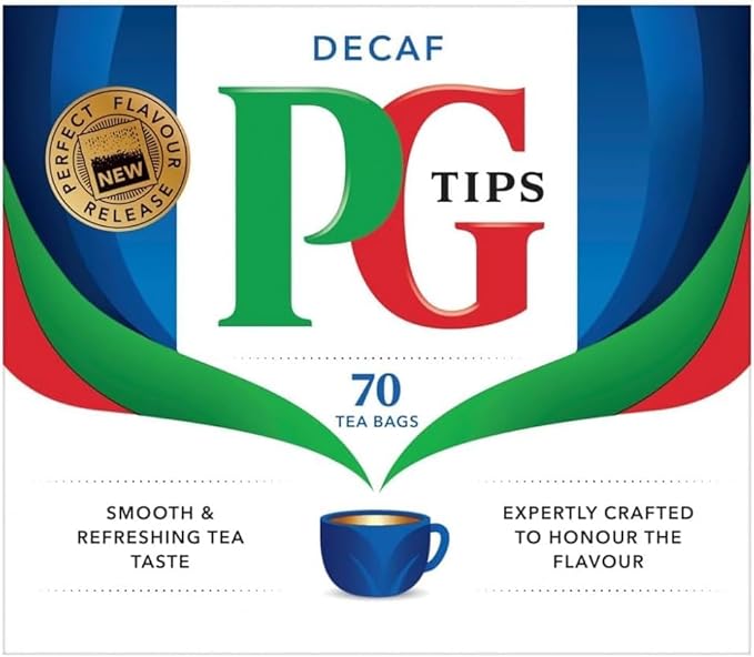 PG Tips Tea Bags Decaf 70-Count Tea Bags Pack of 3