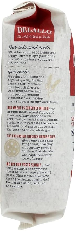 Dеlallо оrganic Whоlе Whеat Pasta Shеlls - Casе оf 16-1 lb. - Bulk Buy