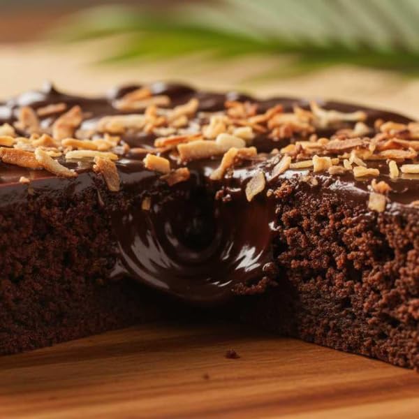 Hawaii's Best Butter Mochi Brownie Mix Hawaiian Chocolate Dessert Baking Mix with Ghirardelli Cocoa Gluten-Free Sweet Rice Flour Treat Easy-to-Bake Chocolate Brownies with Coconut &amp Vanilla 16