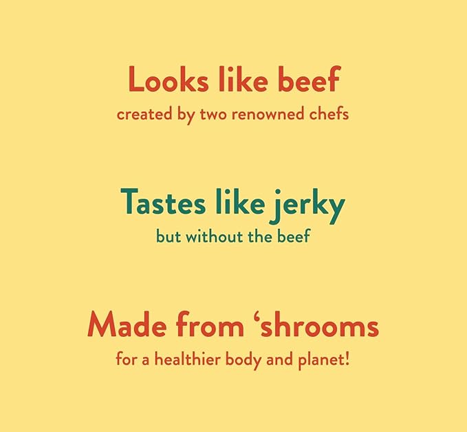 Moku Plant-Based Mushroom Jerky Vegan Gluten Free Soy-Free Non-Gmo No Artificial Sweetener Healthy Snacks 2.0 Oz Ea (3 Count Lemon Pepper)