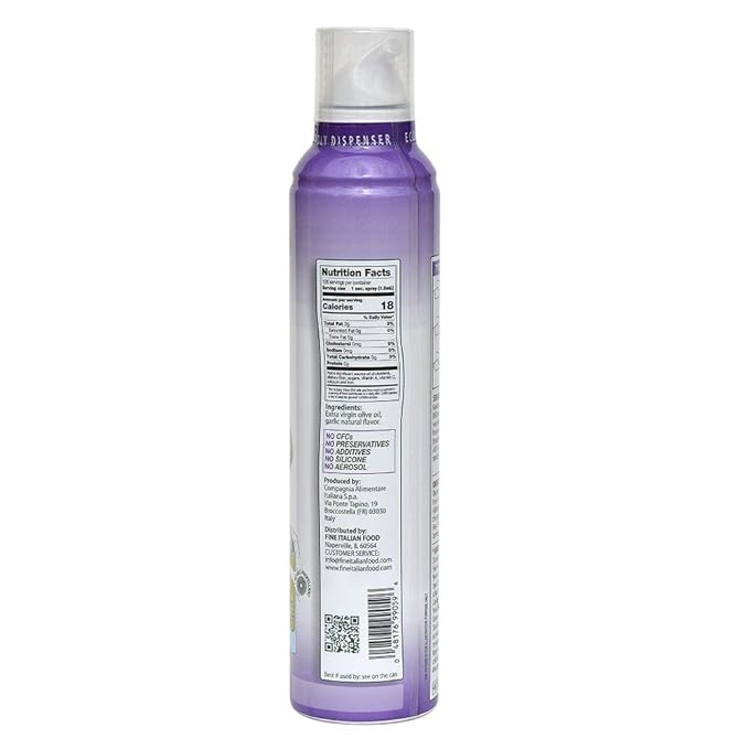 Generic Mantov.a Oil Spray Extra Virgin Olive Oil Garlic 8 oz (Pack Of 6)