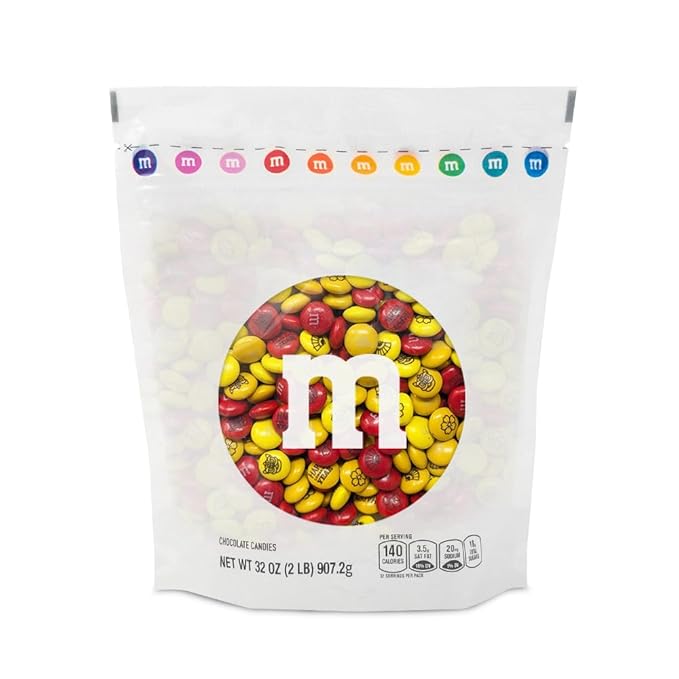 M&ampM'S WORLD Lunar New Year Day Candy Blend Unique Pre-Designed M&ampM’S Candies for Party Décor DIY Favors or Gifts 2 lb Bulk