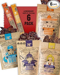 Righteous Felon Beef Jerky &amp Meat Sticks Variety Pack | Gluten Free Beef Jerky Snack Packs for Adults | High Protein Keto Low Sugar | Made with Premium Meats | Gifts for Men | Spicy Jerky 6 Pack