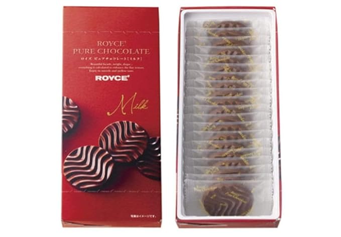ROYCE' Pure Chocolate Milk - Sweet Milk Chocolates | Ideal for Baking and Desserts| No Artificial Preservatives | Japanese Chocolate from Hokkaido (20 Pieces of Chocolate)