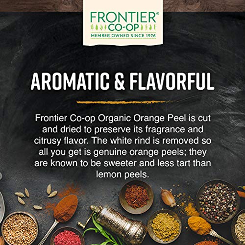 Frontier Co-op Organic Bulk Orange Peel 1 lb