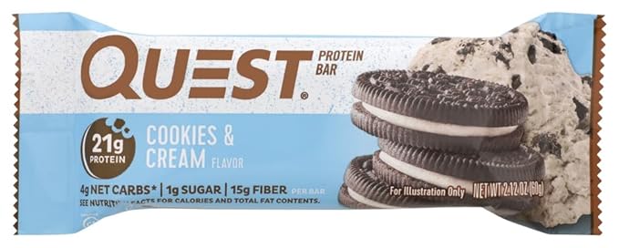 Quest Bars-Cookies &amp Cream 48 Bars
