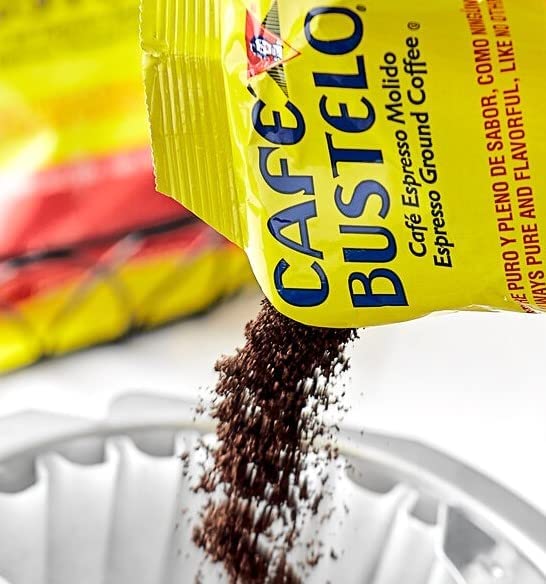 Cafe Bustelo Espresso Ground Coffee 2 oz Fraction Packs / 30ct Case (Pack of 2)