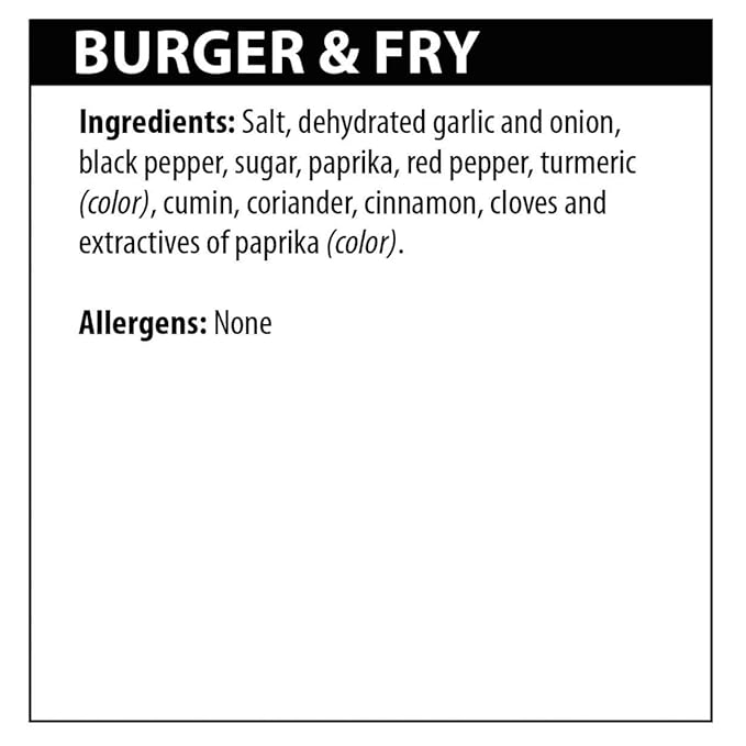 Rada Burger &amp Fry Seasoning Pack of 3