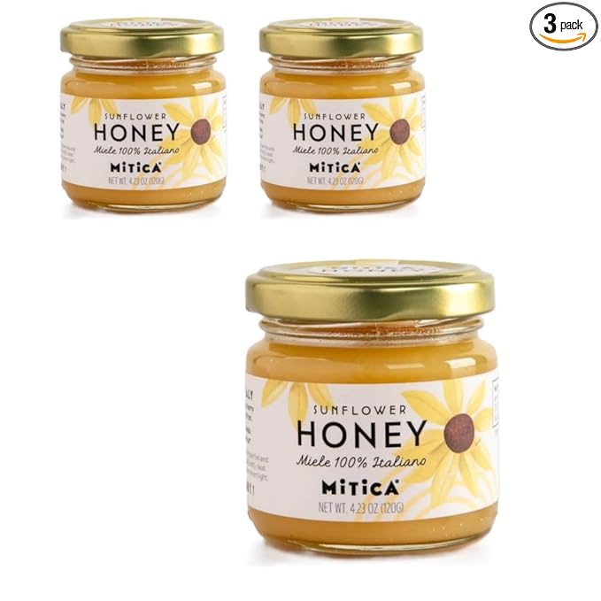 Sunflower Honey Mitica 4.2 oz. (3-pack)