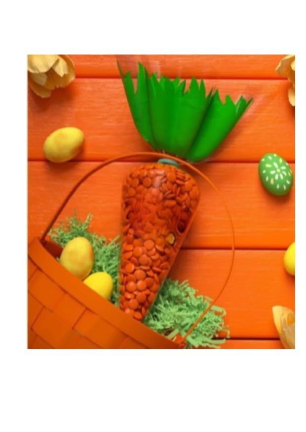 Milk Chocolate Peanut Butter Eggs Candy 20 oz Count individually wrappedEaster Egg Hunt and 16 oz Pieces Coated Candies in Carrot Bag (Eggs and Candy)