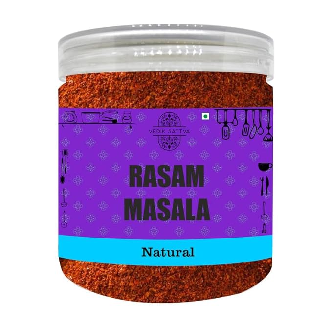 Vedik Sattva Natural Rasam Masala 7.05 OZ / 200 GM | Pack Of 1 Box