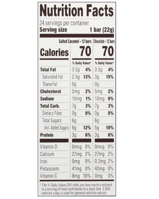Greek Chocolate and Salted Caramel Yogurt Mini Bars 24 pk./0.78 oz.