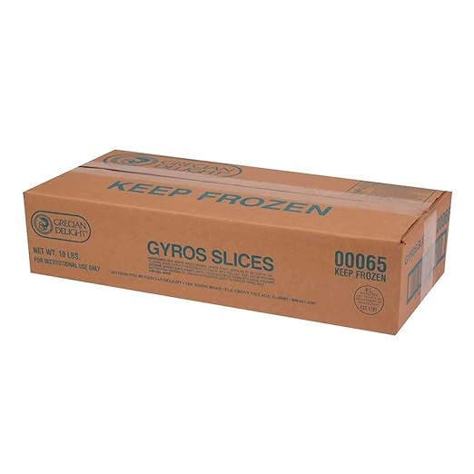 Gyros Meat Slices 10 Pound - 1 each.
