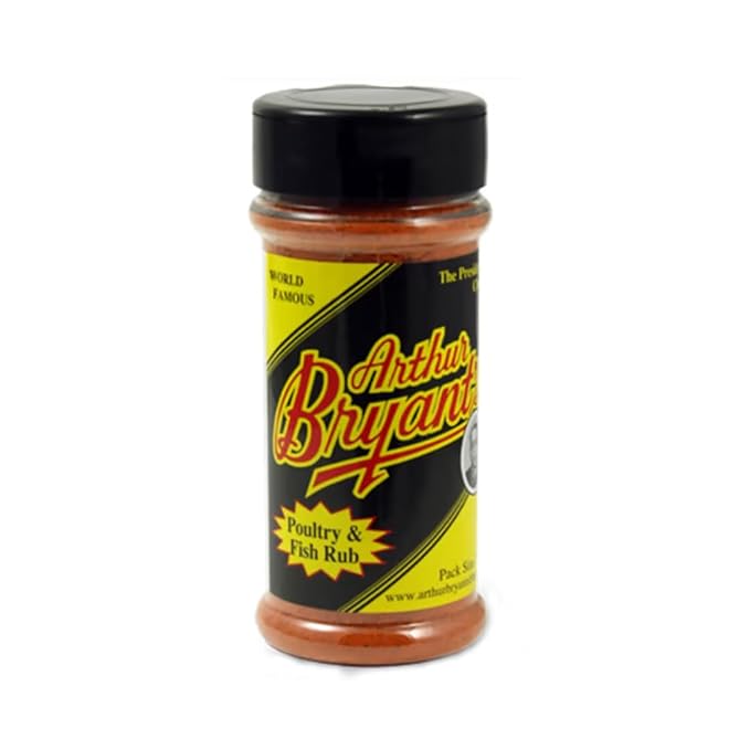 Arthur Bryant's BBQ Variety 5 Pack – Rib Rub Poultry &amp Fish Rub with 3 Barbecue Sauce Flavors (Original Spicy &amp Bold) – BBQ Sauce &amp Dry Rubs for Smoking and Grilling (18 Oz)