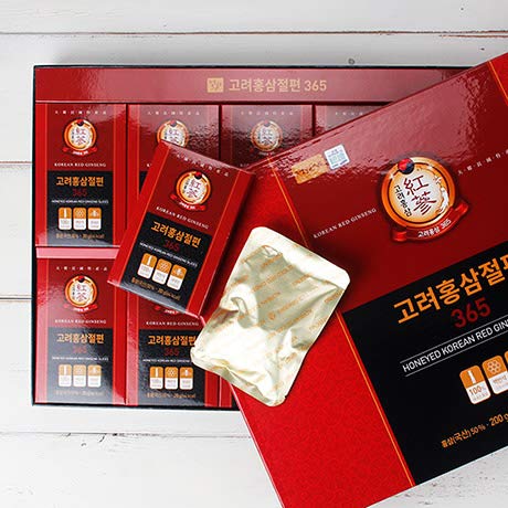 JUNGWONSAM Korean Honey Sliced Red Ginseng 365