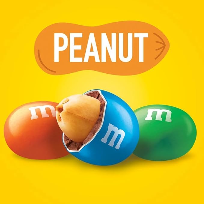 MM Bulk 5 Pound Peanut Milk Chocolate Candy Resealable Stand Up Candy Bag - Party Candy for Any Occasion Special Events | By MAJUU CONNECT.