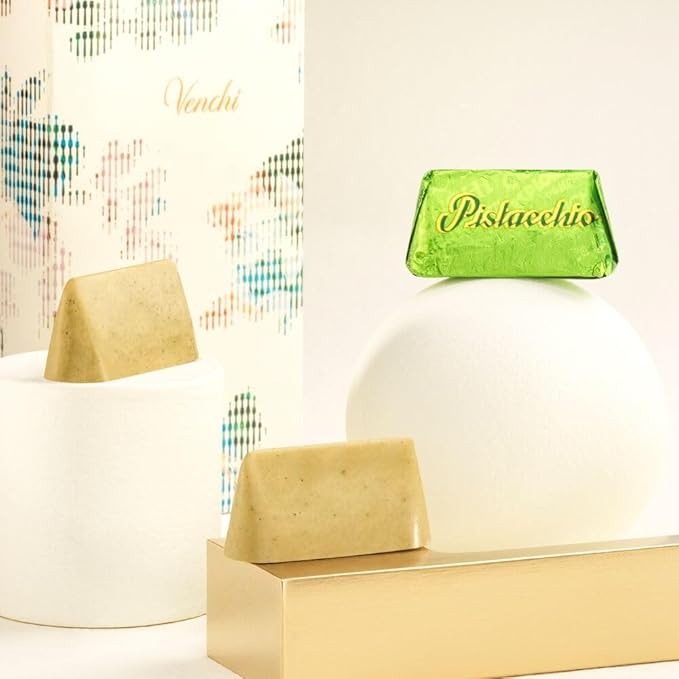Venchi - Baroque Collection - Premium Round Gift Box with Assorted Chocolates 14.10 oz - Medium Size - Gift Idea - Gluten Free