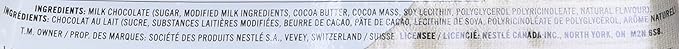 Nestle Aero Chocolate Bars | 24 x 42gram bars | Imported from Canada (Milk Chocolate)