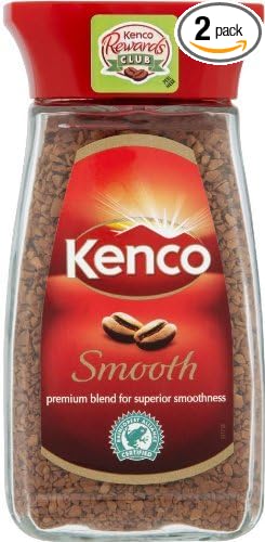 2 Jars of Kenco Smooth Instant Coffee each jar 3.5oz/100g
