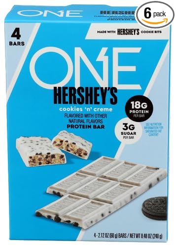 Onebar Bar Protein Cookies and Cream 4 ct 8.48 oz (Pack of 6)