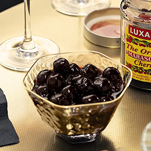 Luxardo Gourmet Cocktail Maraschino Cherries | for Old Fashioned Manhattan and Desserts 400G Jar. [Pack of 2]