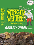 Mingua Beef Jerky Garlic &amp Onion 4 Pack (3.5oz each for 14oz total)