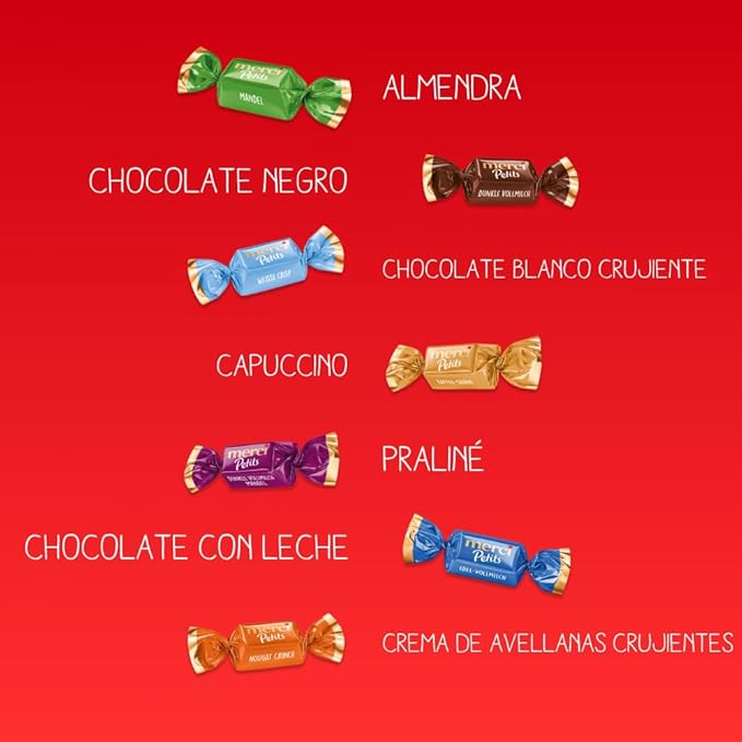 Merci Petits - European Chocolates Assortment (Single Serve Packages) (2.2 lb. / 1 kg.)