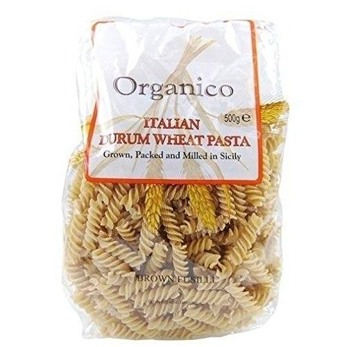 Organico Wholewheat Fusilli 500g (Pack of 4)