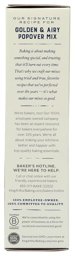 King Arthur Mix Popover Mix (Pack of 2)