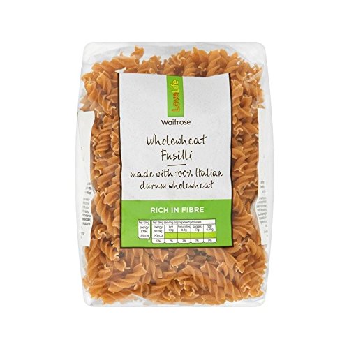 Wholewheat Fusilli Waitrose Love Life 500g - Pack of 2