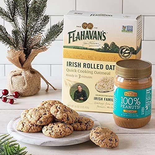 Flahavan’s Irish Rolled Oats 16 Ounce. Quick Cooking Oatmeal Ready in 3 Minutes. 100% Whole Grain Oats Non-GMO Verified Field to Spoon [Pack of 3]