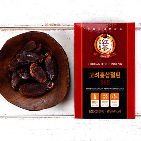 JUNGWONSAM Korean Honey Sliced Red Ginseng 365