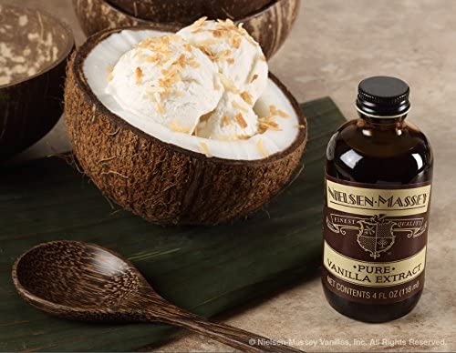 Nielsen-Massey Pure Vanilla Extract for Baking and Cooking 8 Ounce Bottle (Pack of 2)