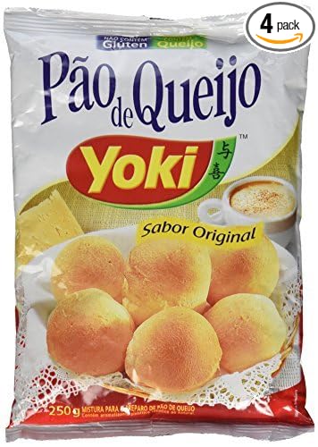 Yoki - Cheese Bread Mix - 8.82 Oz (PACK OF 04) | Mistura p/ Pão de Queijo | Mezcla p/ Pan de Quejo - 250g