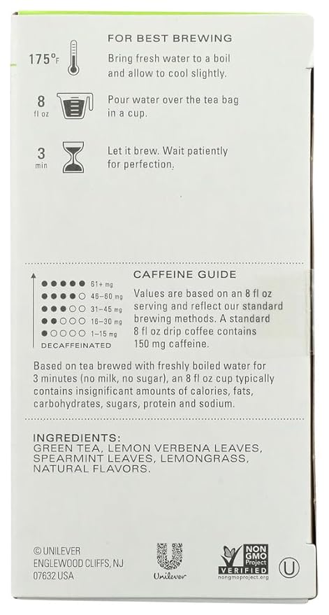Tazo Zen Filterbag Tea 20 Count (Pack of 4 )