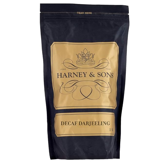 Harney &amp Sons Decaf Darjeeling Tea | Loose Leaf Decaf Tea 16 oz bag